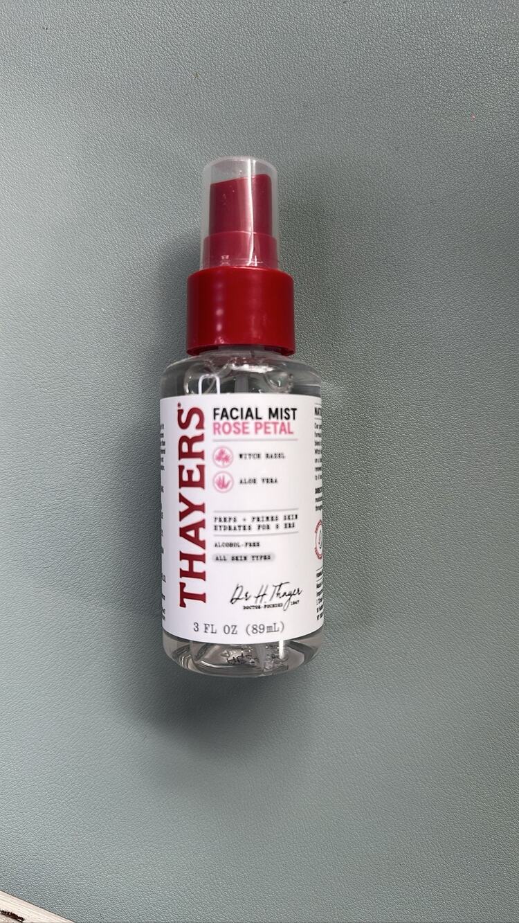 Thayers Rose Petal Facial Mist Witch Hazel Aloe Vera Toner 3 oz